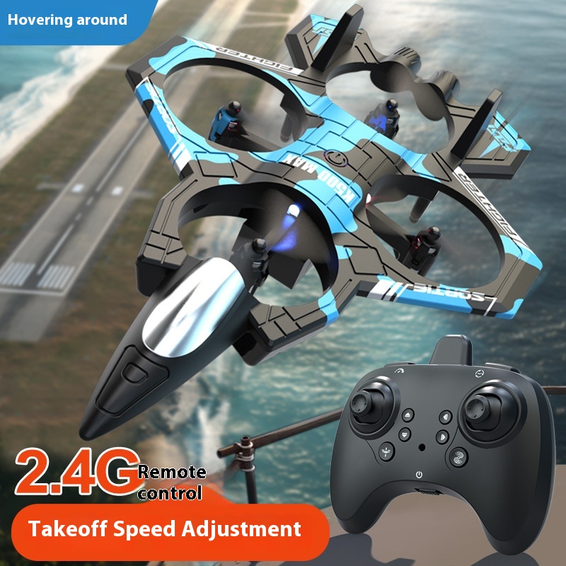 Drone Rc Fighter Jet - K500max Fighter Jet Quadcopter Drone Rolling