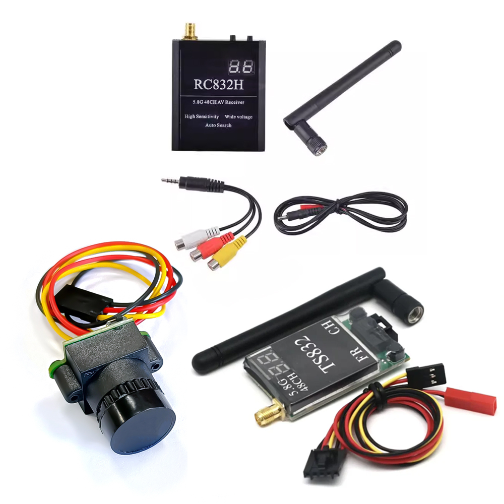 Fpv Drone Camera - TS832 Receiver +RC832 +1000TVL camera 48CH