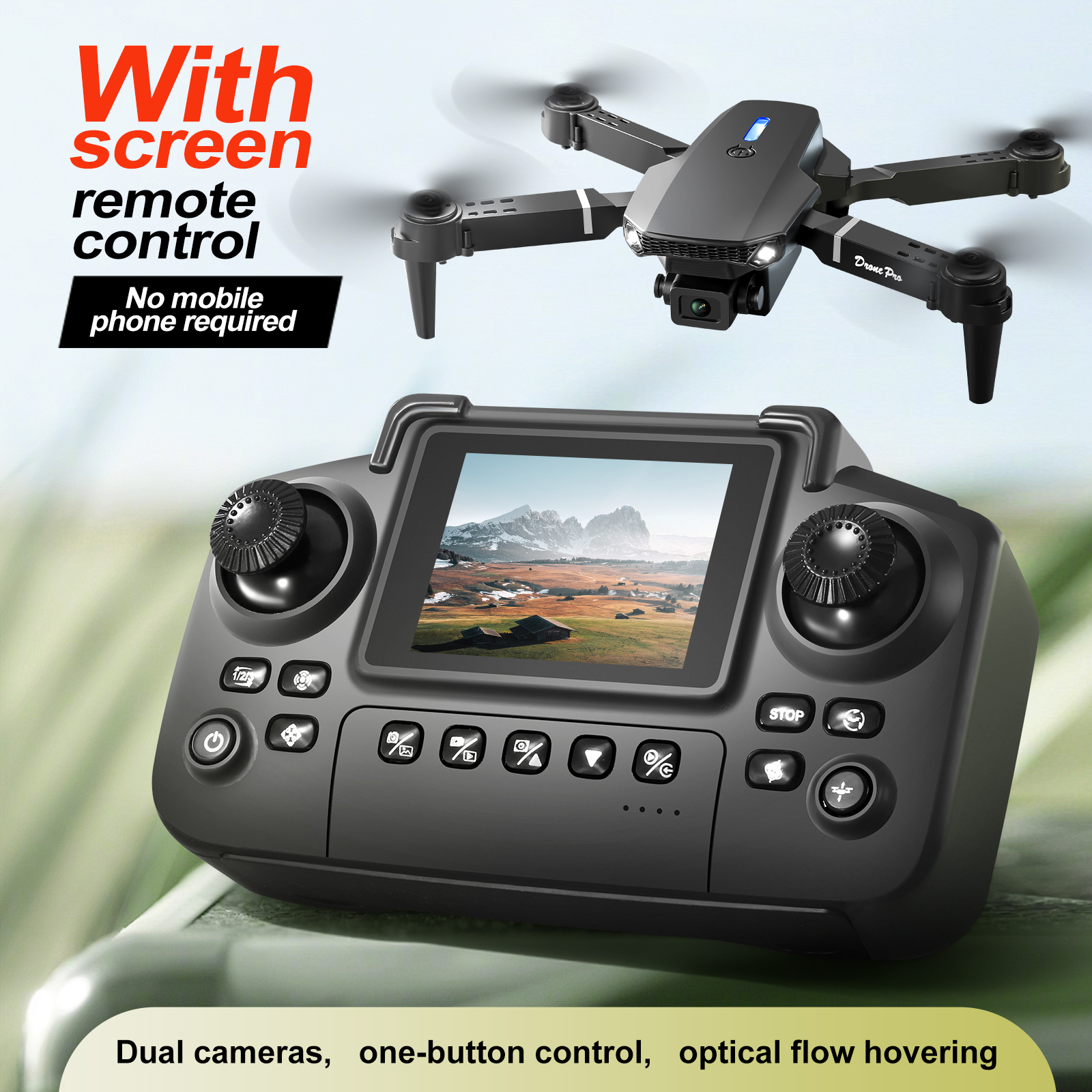 Drone Rc Plegable - 2025 New E88 E99 Upgraded Drone