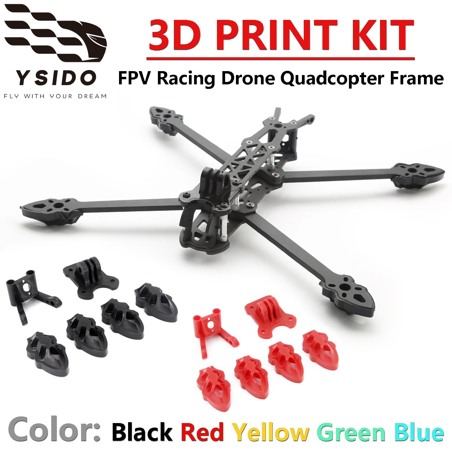 Mark4 5inch / 7inch FPV Frame  - 3D Printed Drone Part 评论和价格