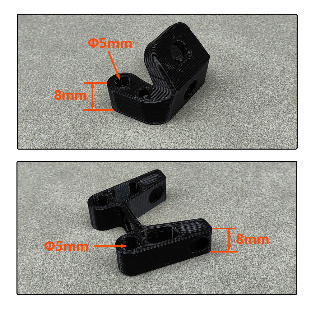 VTX Antenna Mount bracket T-sh - 3D Printed Drone Part 评论和价格