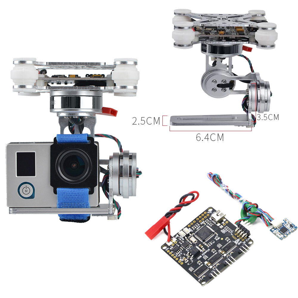 RCTOSKY 3-Axis Brushless Gimba - Drone Xiaomi Rc 评论和价格