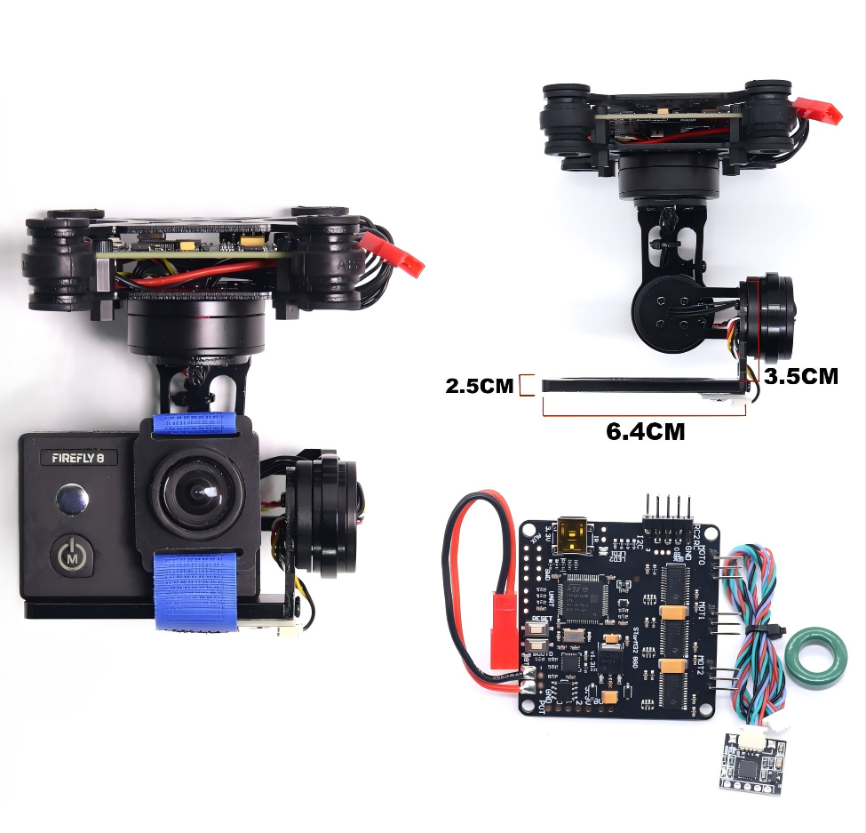 RCTOSKY 3-Axis Brushless Gimba - Drone Xiaomi Rc 评论和价格