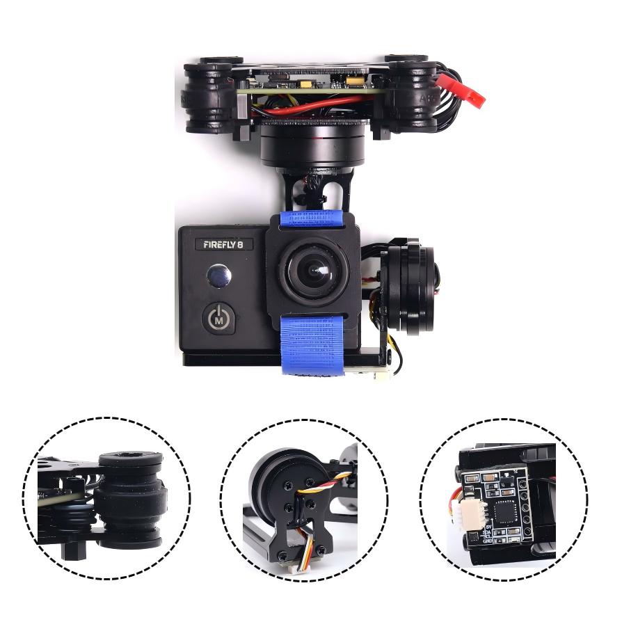 RCTOSKY 3-Axis Brushless Gimba - Drone Xiaomi Rc 评论和价格