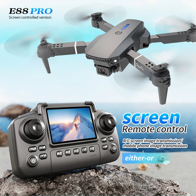 Professional E88 PRO Drone wit - Drone Rc Plegable 评论和价格