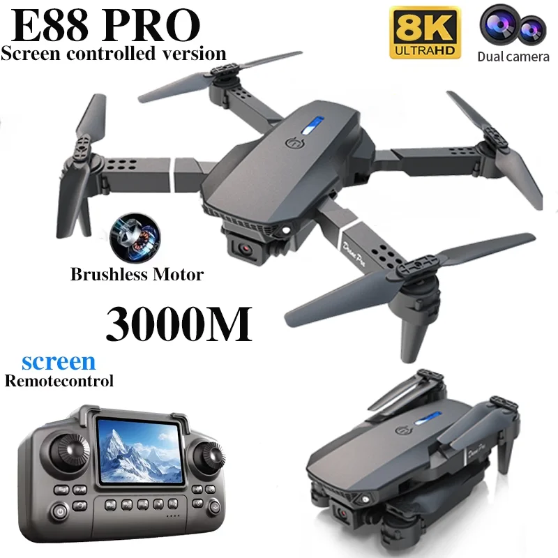 Professional E88 PRO Drone wit - Drone Rc Plegable 评论和价格