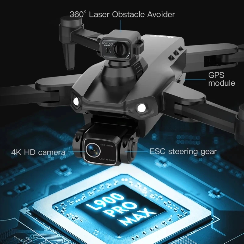 L900 Pro MAX GPS Drone 4K Prof - Drone Rc Plegable 评论和价格