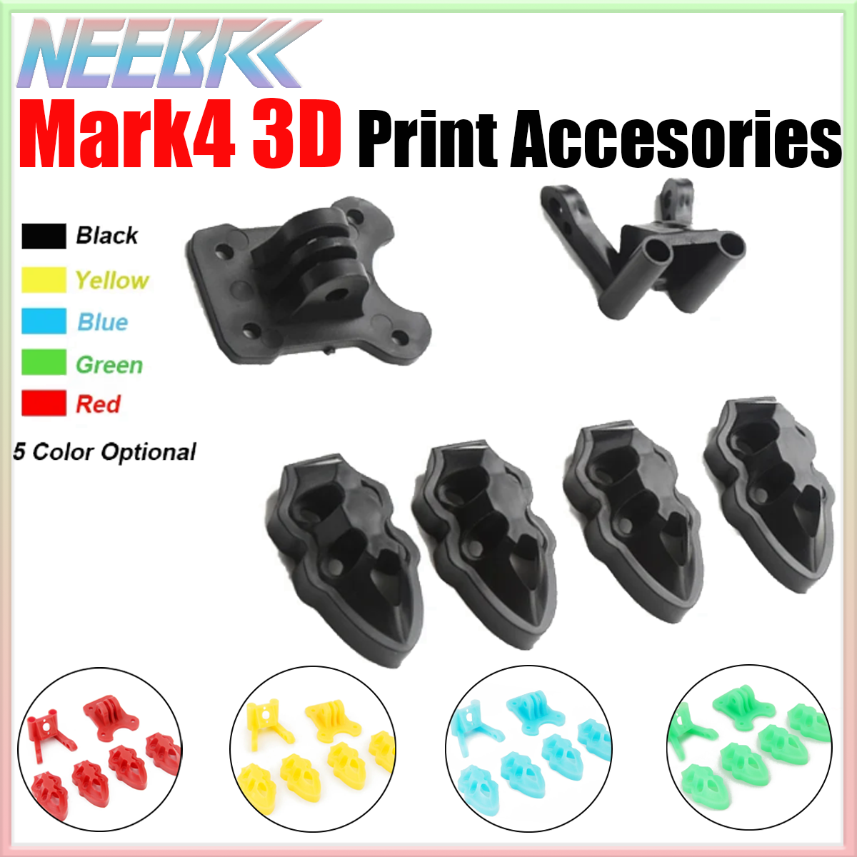 Neebrc RC Quadcopter FPV Drone - 3D Printed Drone Part 评论和价格