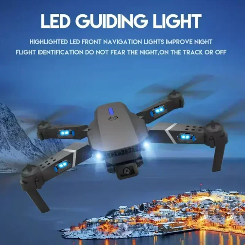 E88 Pro WIFI FPV Drone Wide An - Drone Rc Plegable 评论和价格