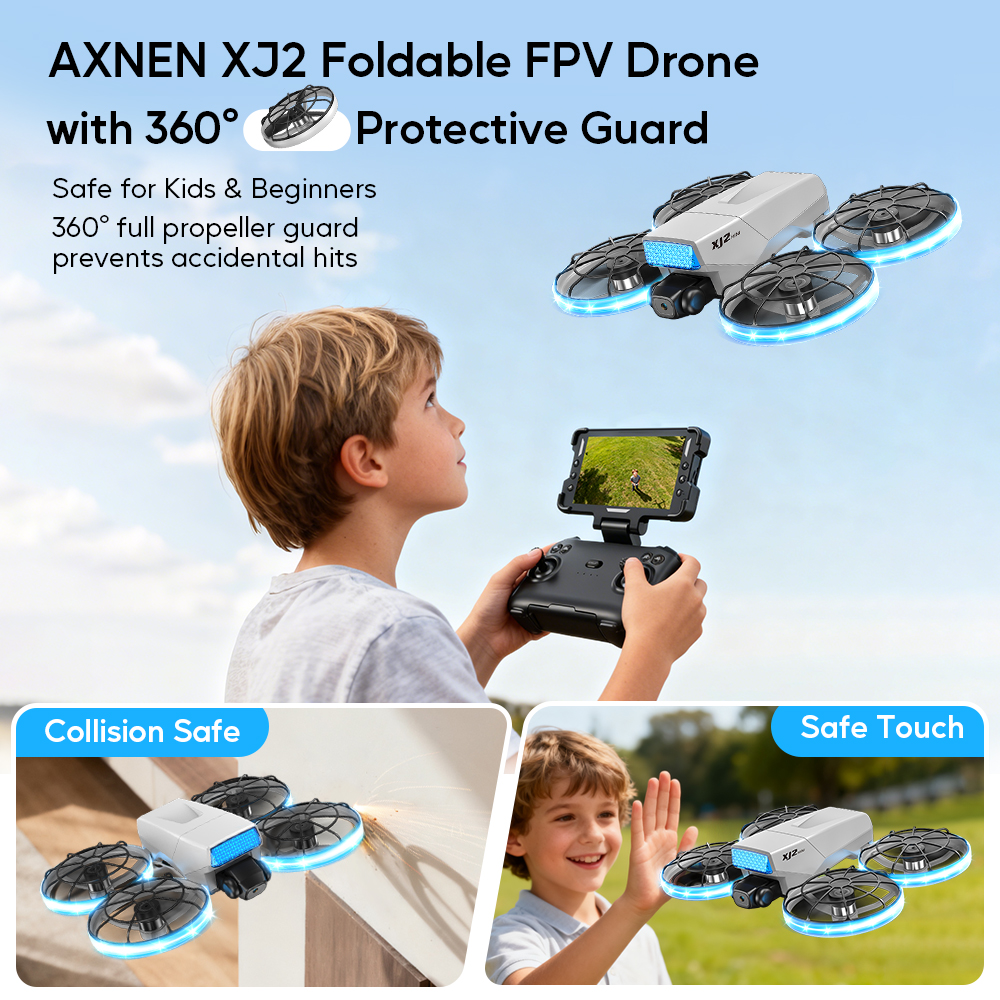 AXNEN XJ2 Mini Camera Drone, F - Drone Pro Rc Ufo 评论和价格
