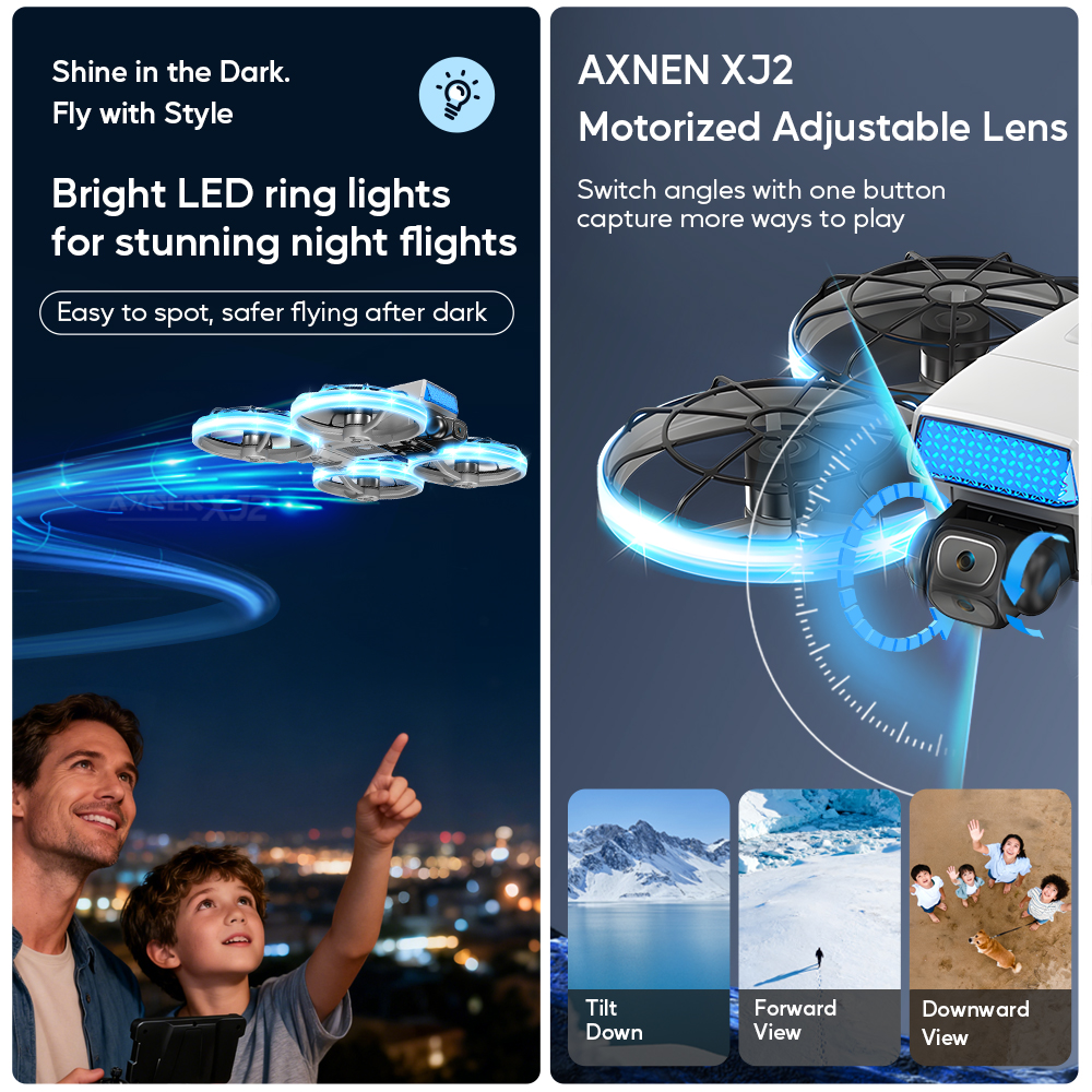 AXNEN XJ2 Mini Camera Drone, F - Drone Pro Rc Ufo 评论和价格