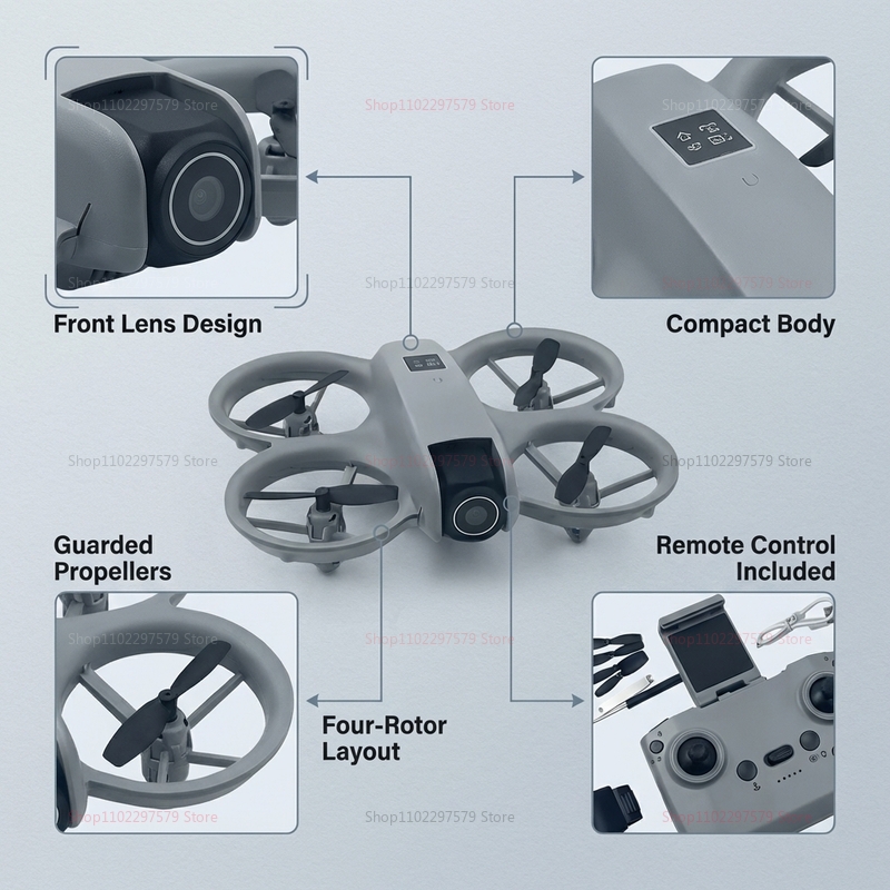 Mini Drone 8K HD Camera Foldab - Drone Pro Rc Ufo 评论和价格