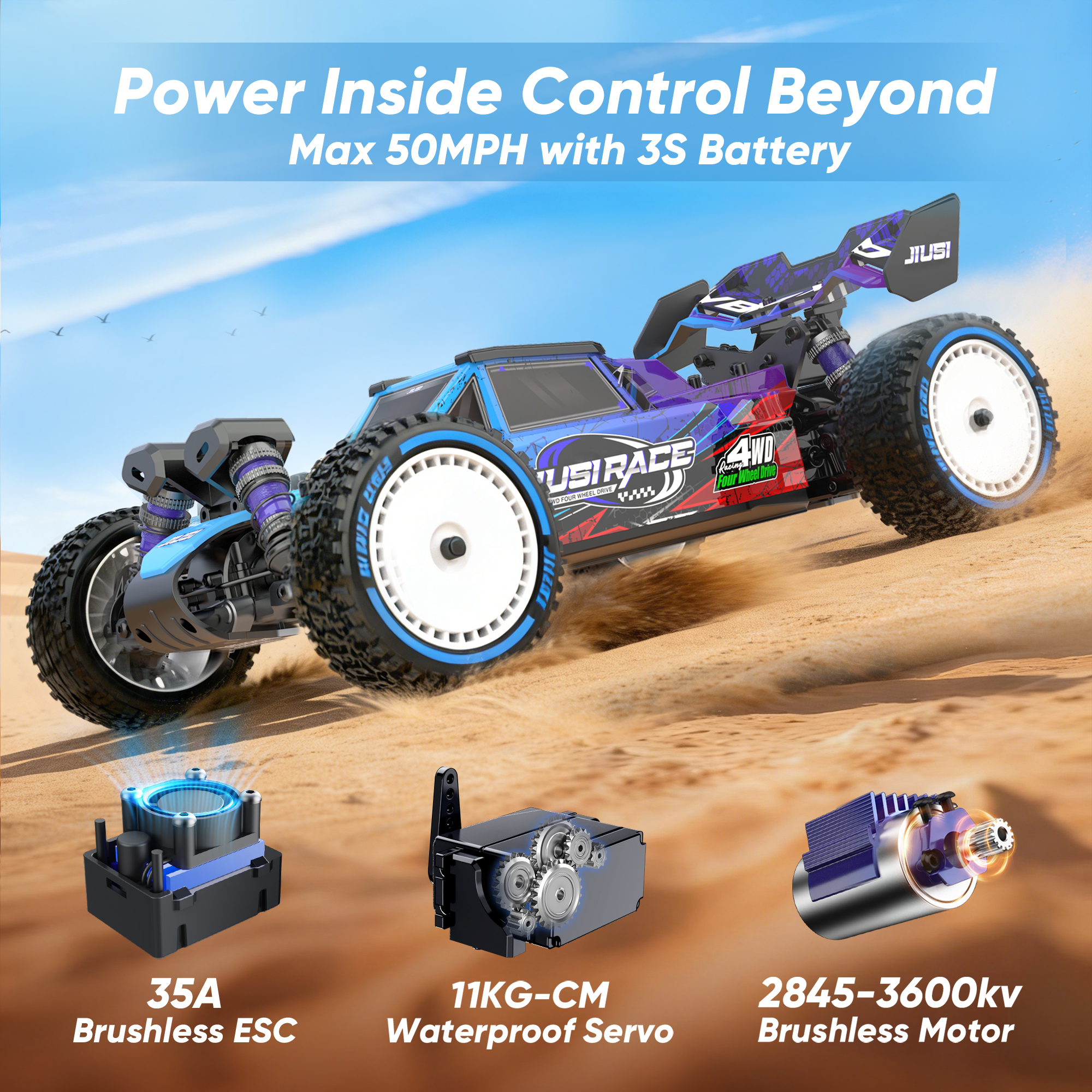 JIUSI WB12 PRO 1/12 Racing Car - Rc Drift Car Kit 评论和价格