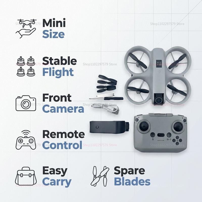 Mini Drone with 8K HD Camera F - Drone Pro Rc Ufo 评论和价格