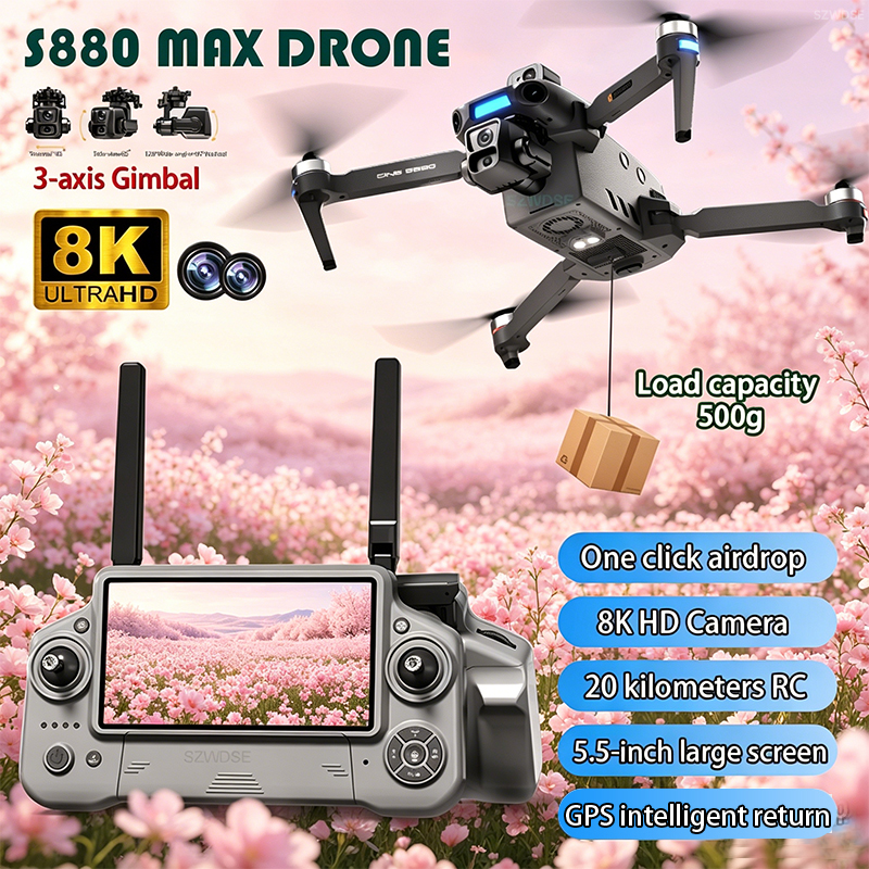 2026 New 8K Dual Camera Drone  - Drone Rc Team City 评论和价格
