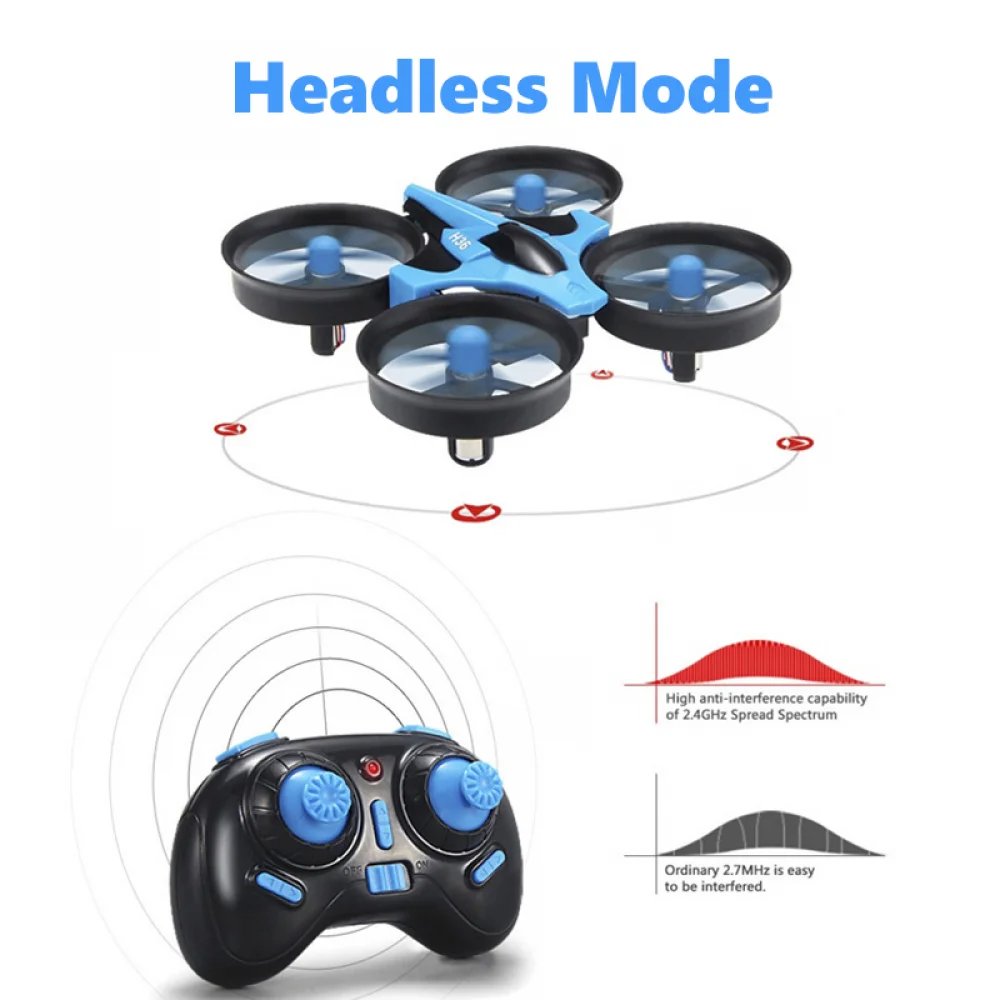 JJRC H36 Mini Rc Drone 4ch 6-A - Drone Rc Plegable 评论和价格
