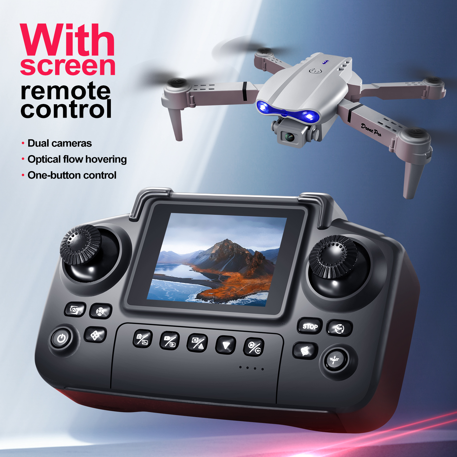 2025 New E88 E99 Upgraded Dron - Drone Rc Plegable 评论和价格