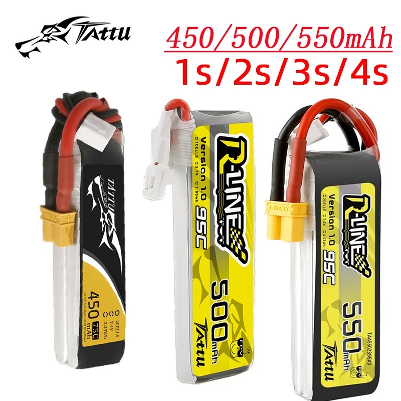 3Pcs NEW TATTU 450/500/550mAh  - Drone Rc Race 评论和价格
