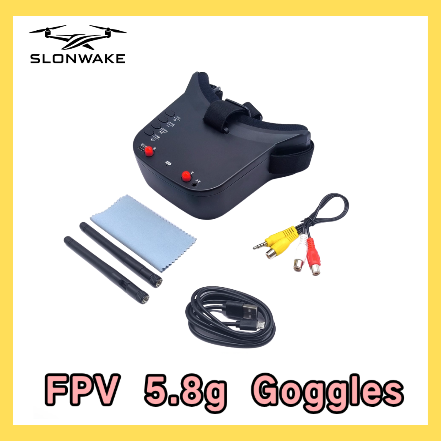 SLONWAKE 5.8G 48CH FPV 400mw V - Fpv Drone Camera 评论和价格