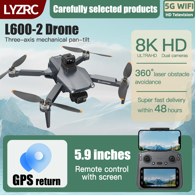 LYZRC L600-2 MAX GPS Drone 3-A - Lyzrc Drone 评论和价格