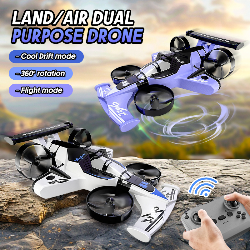 2in1 Mini Drone Air-Ground Fly - Drone Rc Plegable 评论和价格