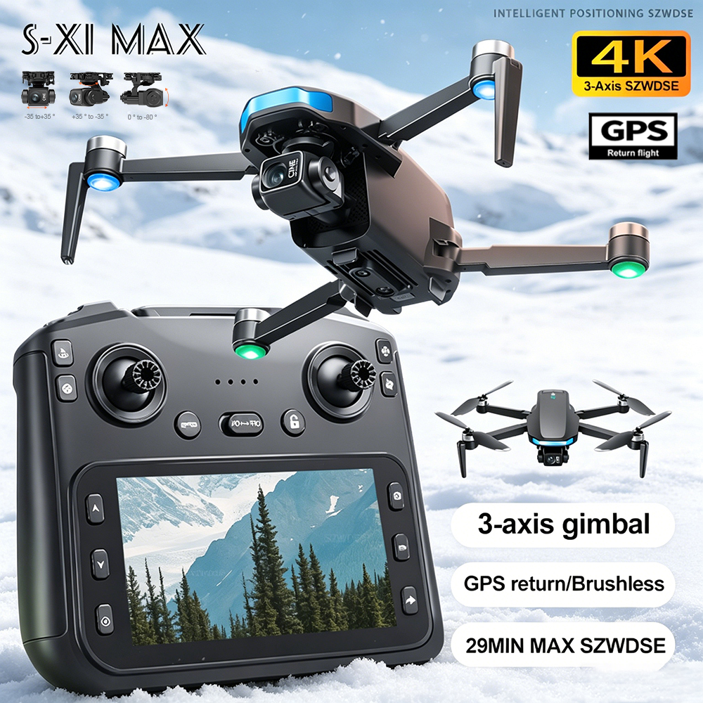 New S-X1 MAX Drone GPS 8K Prof - Drone Rc Team City 评论和价格