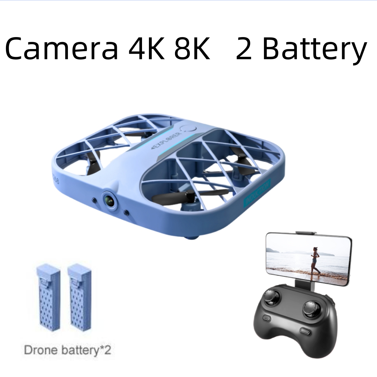 JJRC H107 FPV RC Drone with 2  - Drone Rc Plegable 评论和价格
