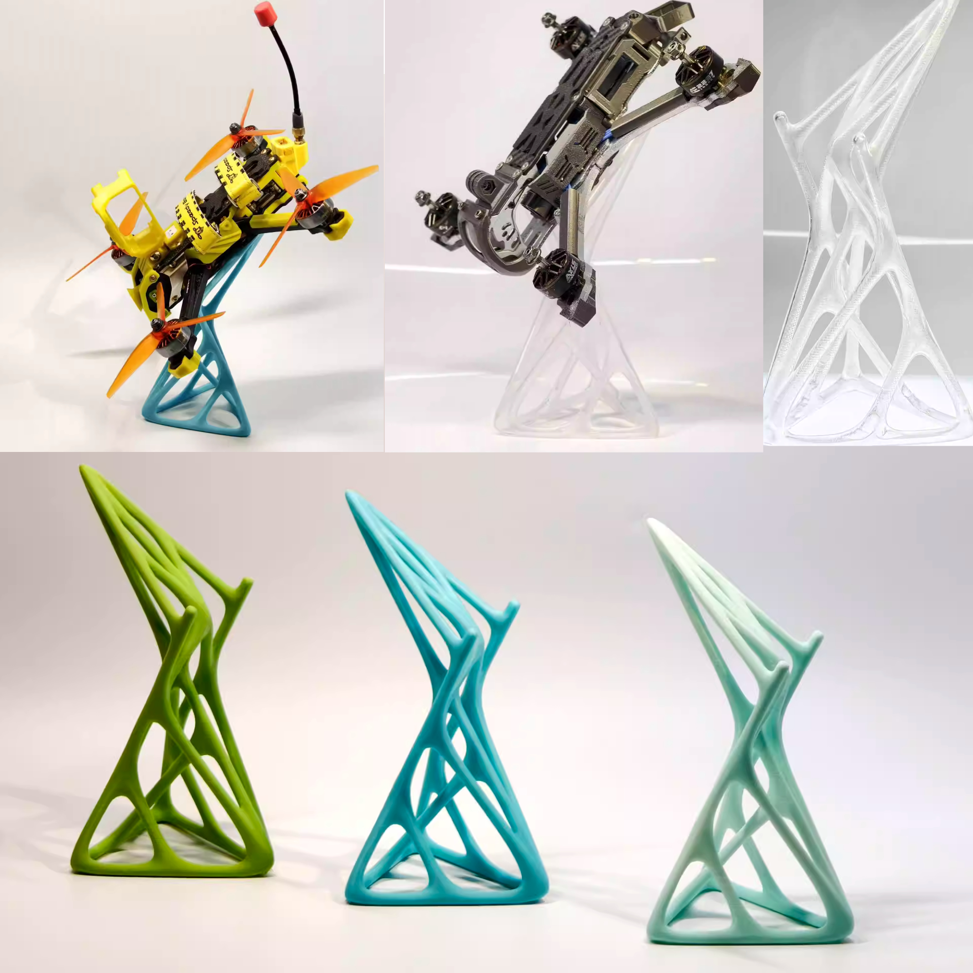 1PCS FPV Display Stand Holder  - 3D Printed Drone Part 评论和价格