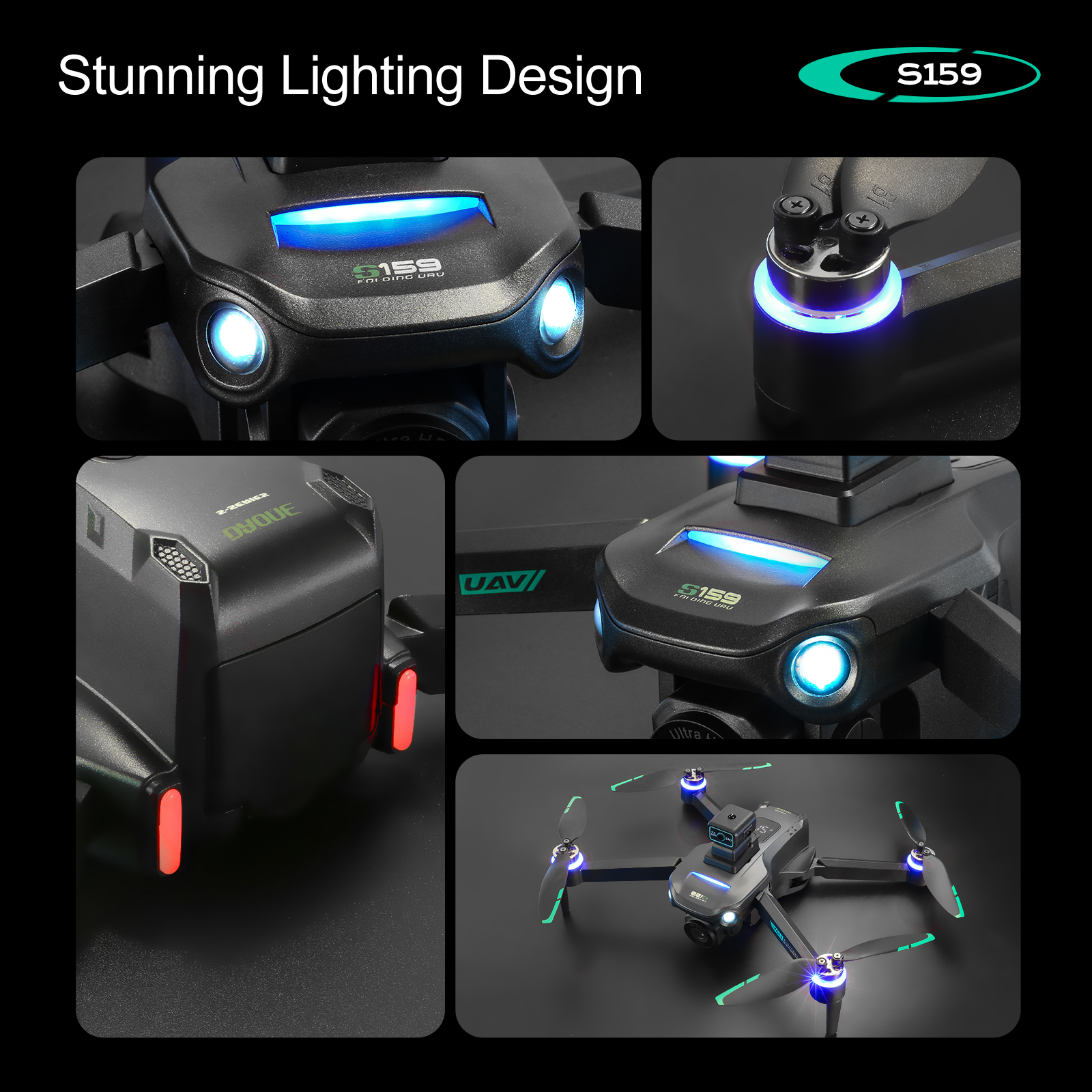 S159 GPS Drone 4K Profesional  - Drone Rc Plegable 评论和价格
